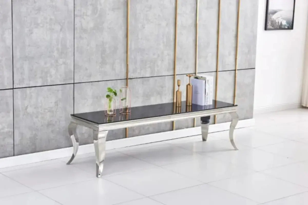 Meuble Tv Baroque Chrome 160x45x45 CM Swedzo-Meuble