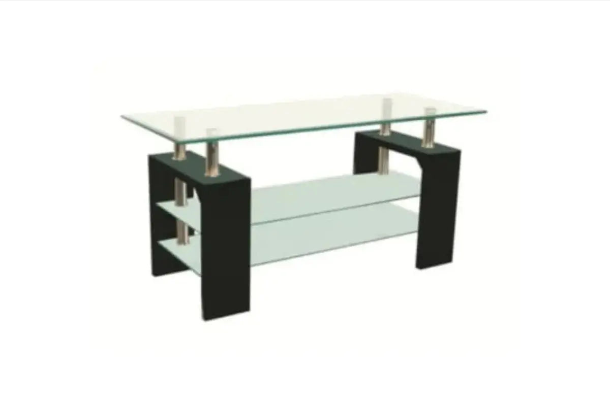 Meuble Tv Gloria Noir 110X45X50 cm Swedzo-Meuble