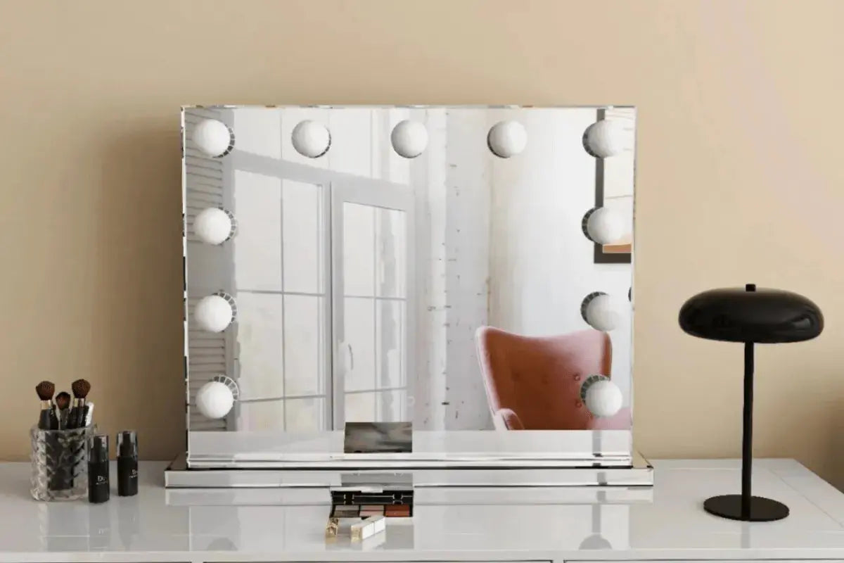 Miroir Vanity 11 Ampoules Led Swedzo-Meuble