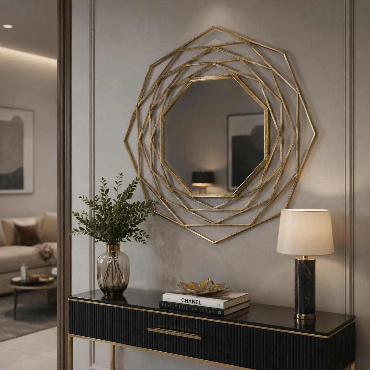 Miroir Etoile (Or)