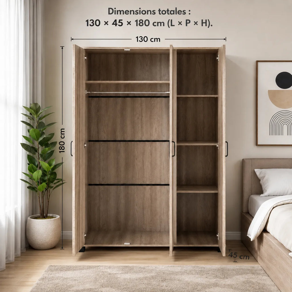 Oslo Armoire 3 portes
