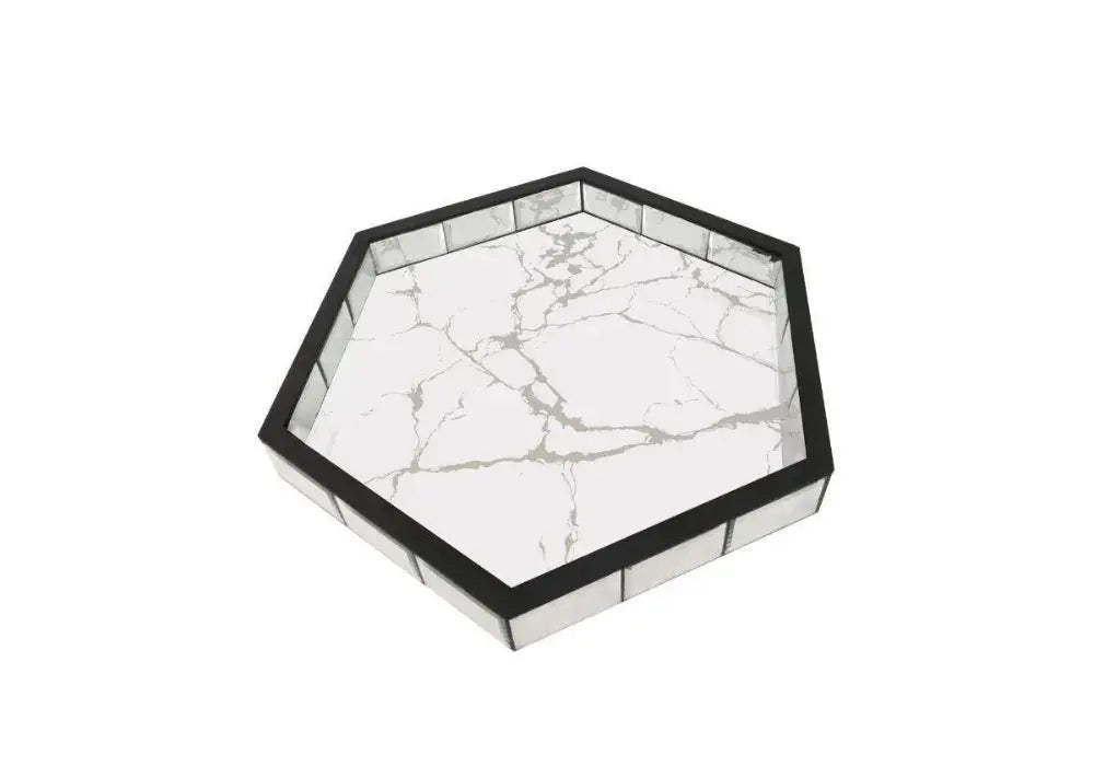 PLATEAU MARBRE MIROIR Swedzo-Meuble