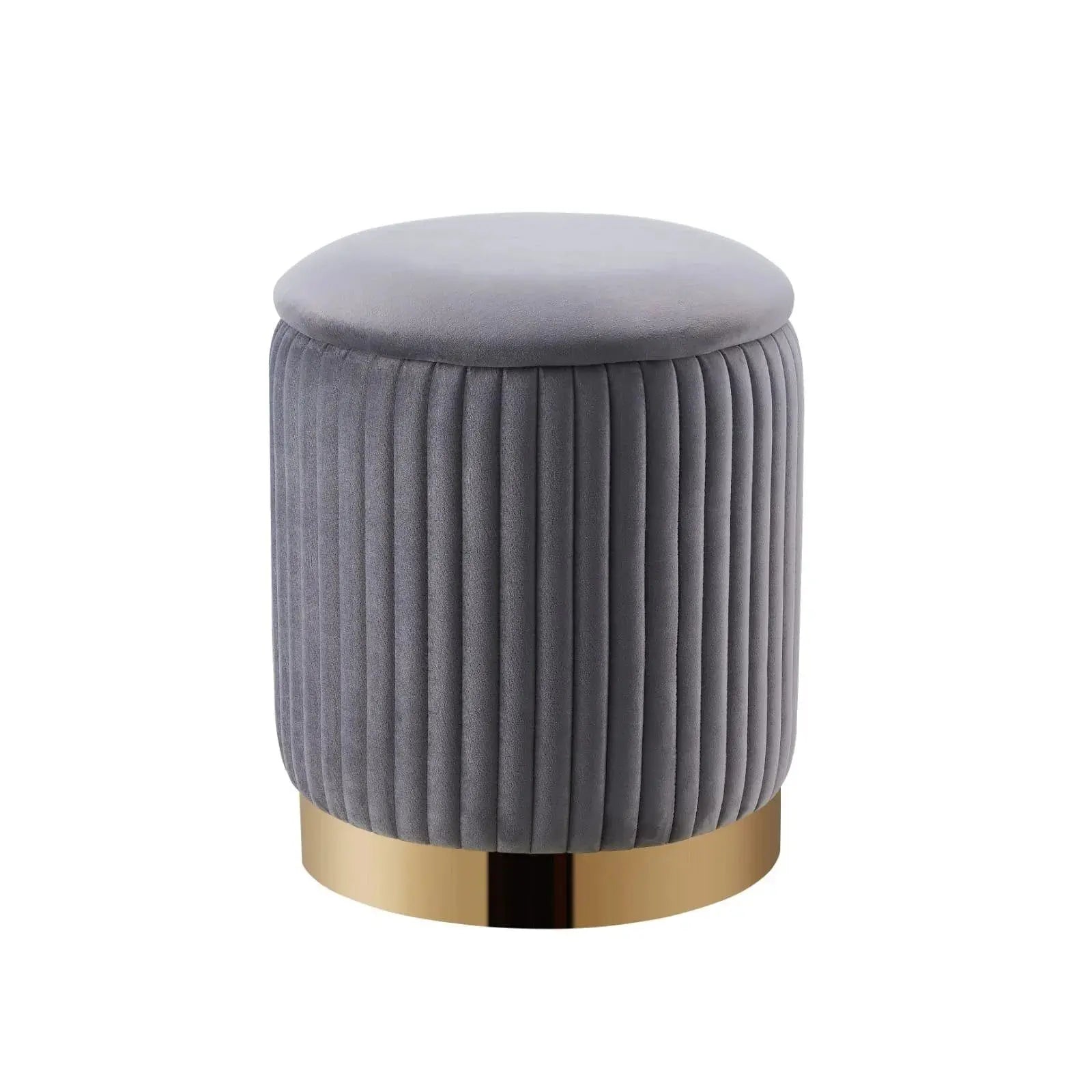 Pouf P03 Coffre Velours Antitaches Swedzo-Meuble