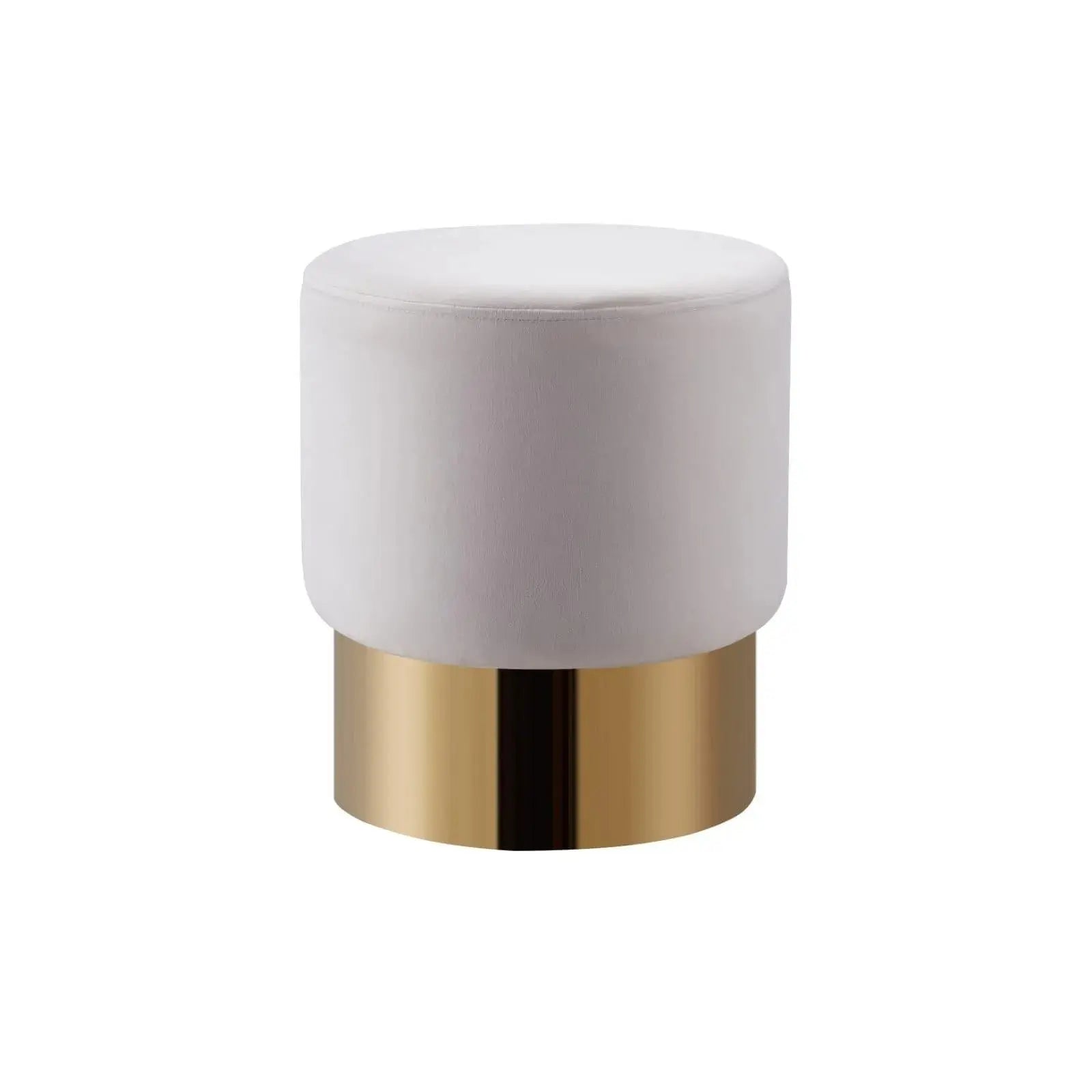 Pouf design doré velours Swedzo-Meuble