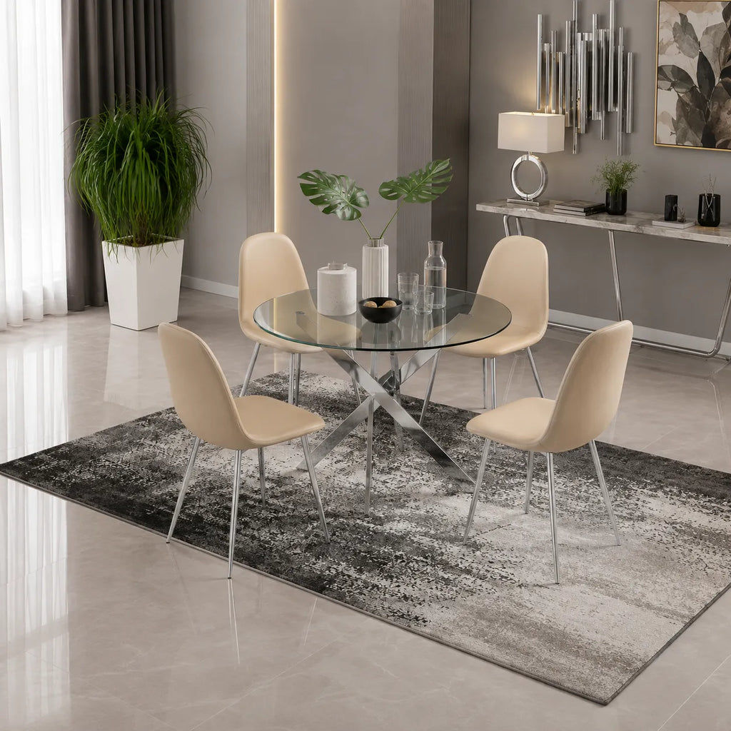 Ronde Table avec chaises 