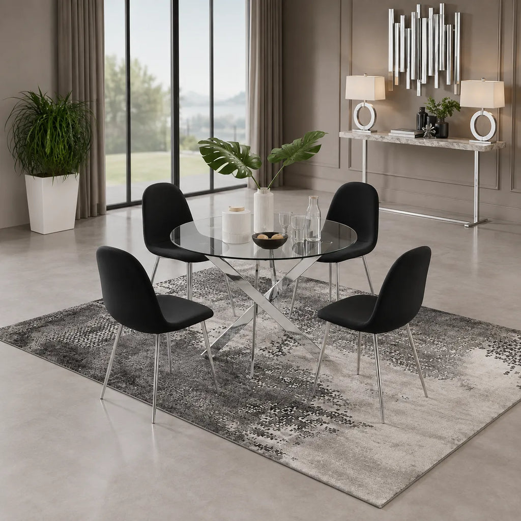 Ronde Table avec chaises 