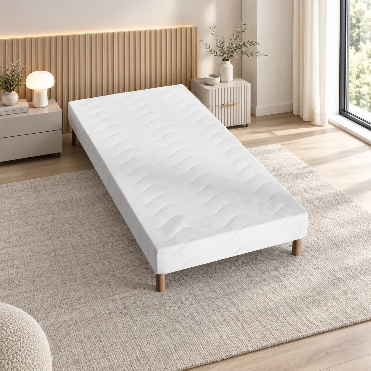 Sommier tapissier 90x200