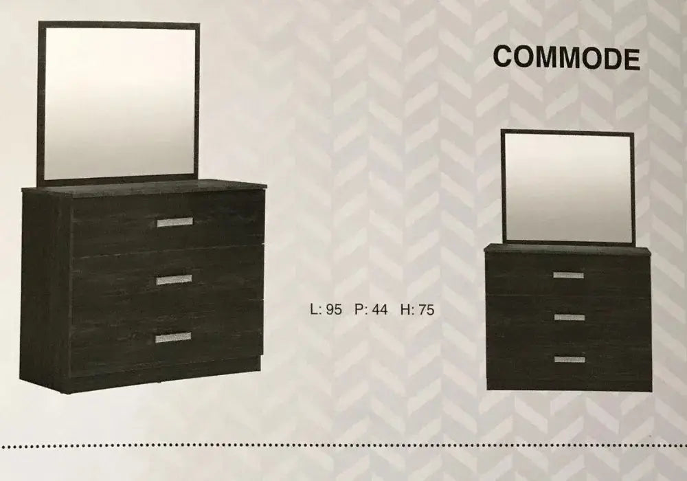 Commode + miroir IBIZA Swedzo-Meuble