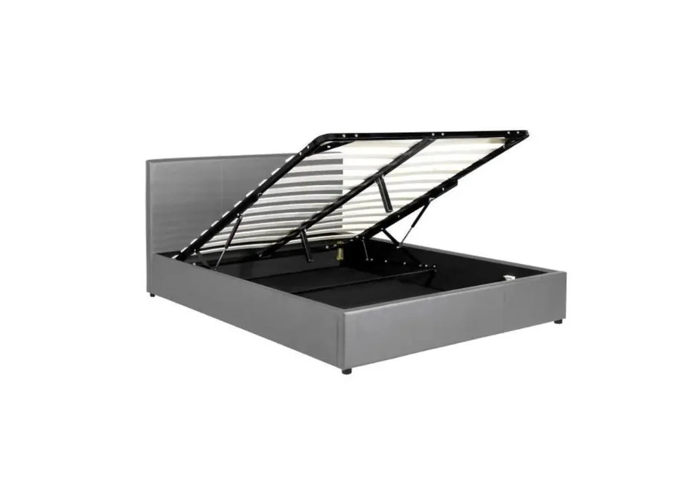 Swedzo Lit Coffre Gris140x190,160x200