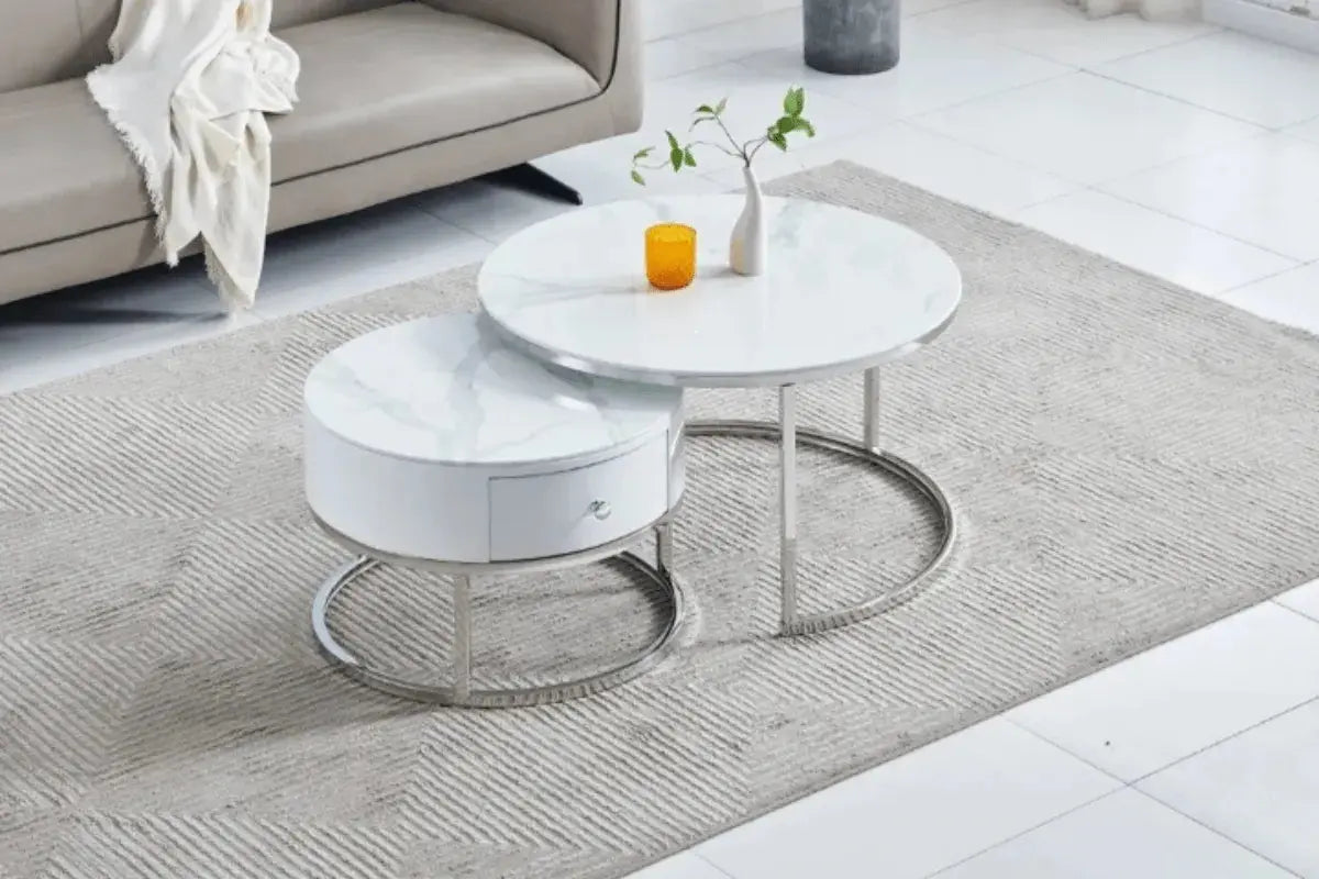 Table Basse Gigone Duo Tiroir Swedzo-Meuble
