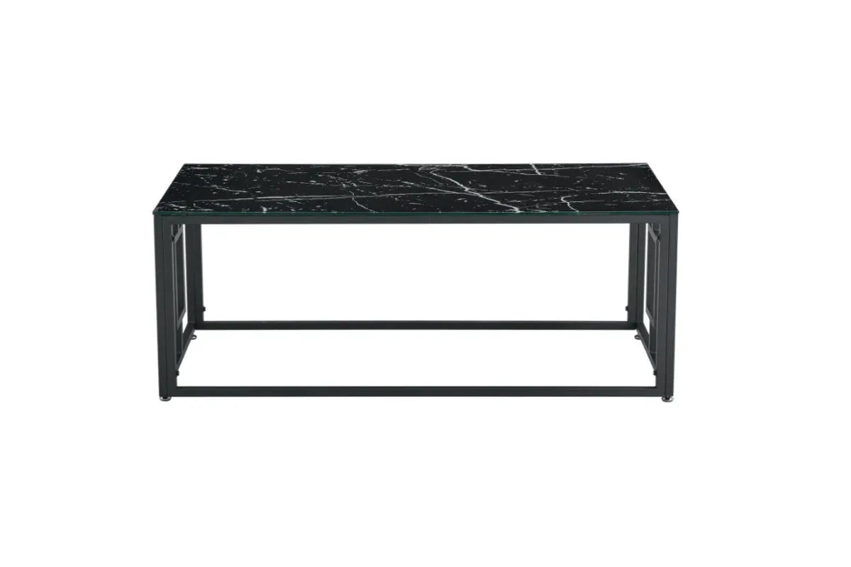 Table Basse Sophie Pieds Noir 120x60x45 CM