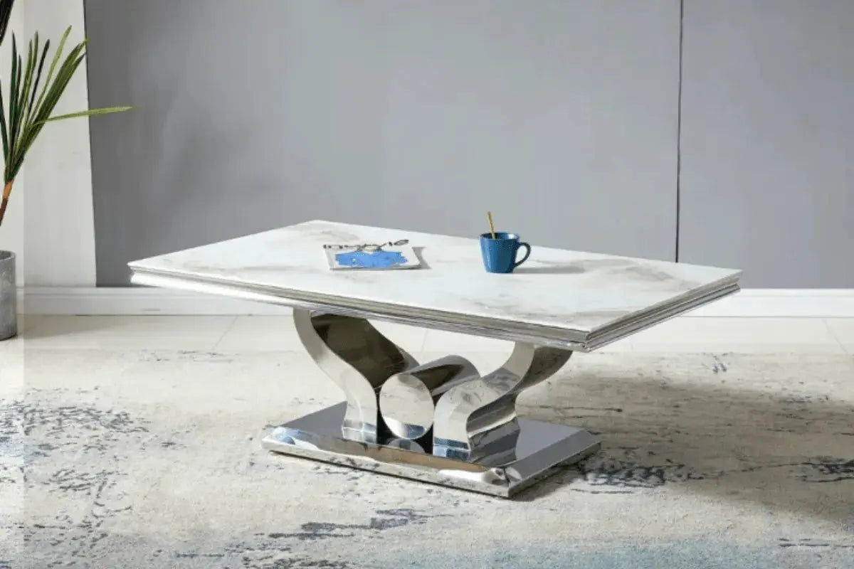Table Basse Trophee Marbre Swedzo-Meuble