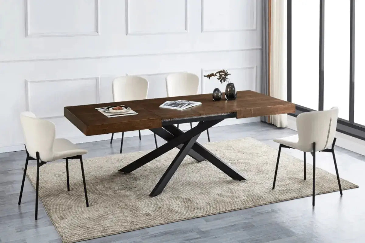 Table Extensible Balni En Chene 140/220 Swedzo-Meuble