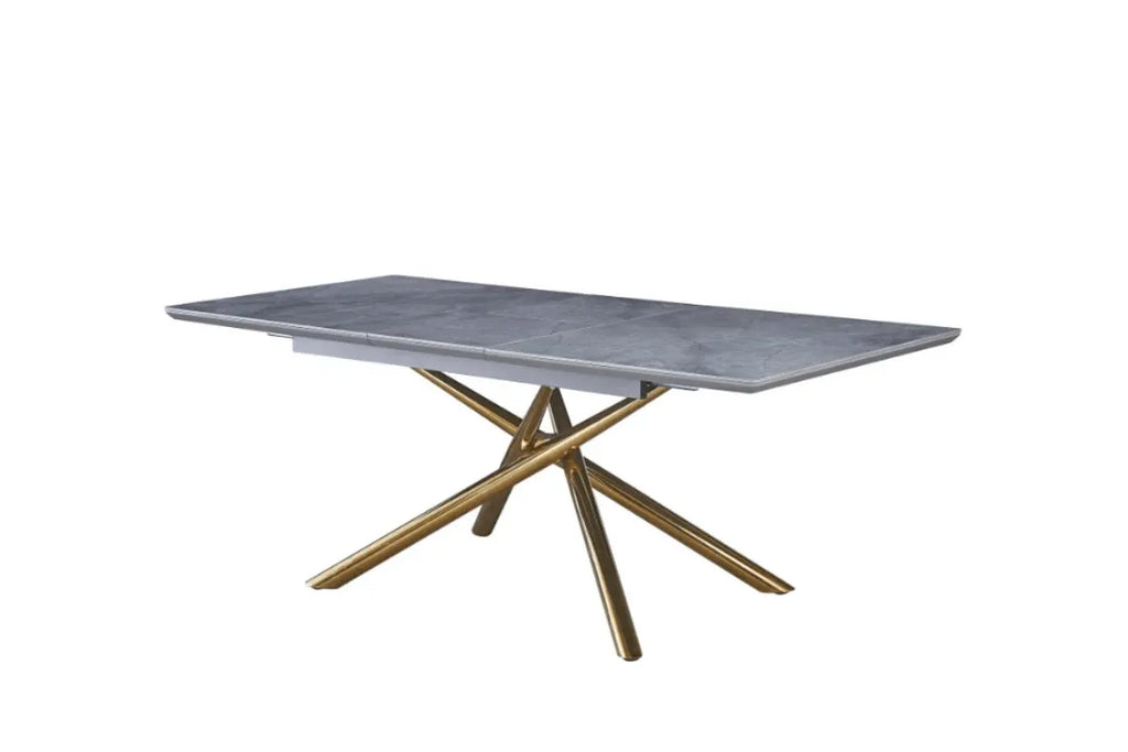 Table Extensible Zephir Pieds Gold 160/200