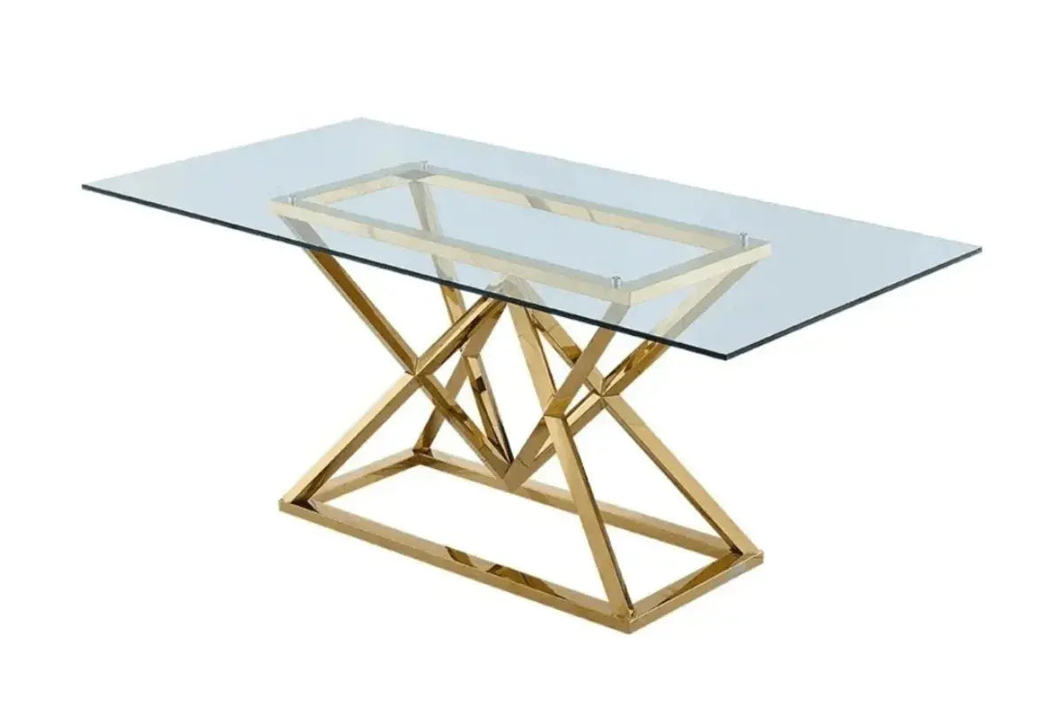 Table Pyramide Transparent Swedzo-Meuble