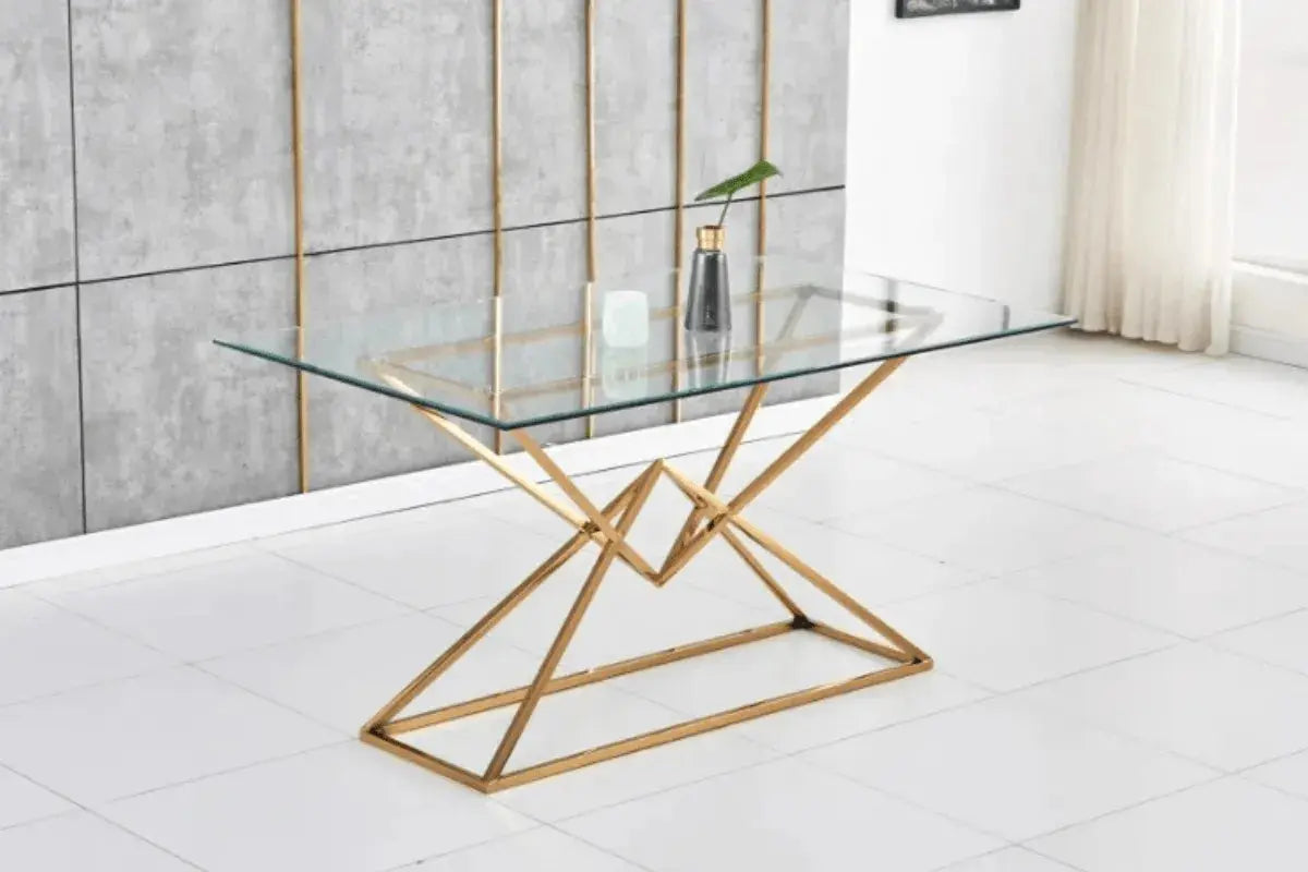 Table Pyramide Transparent Swedzo-Meuble