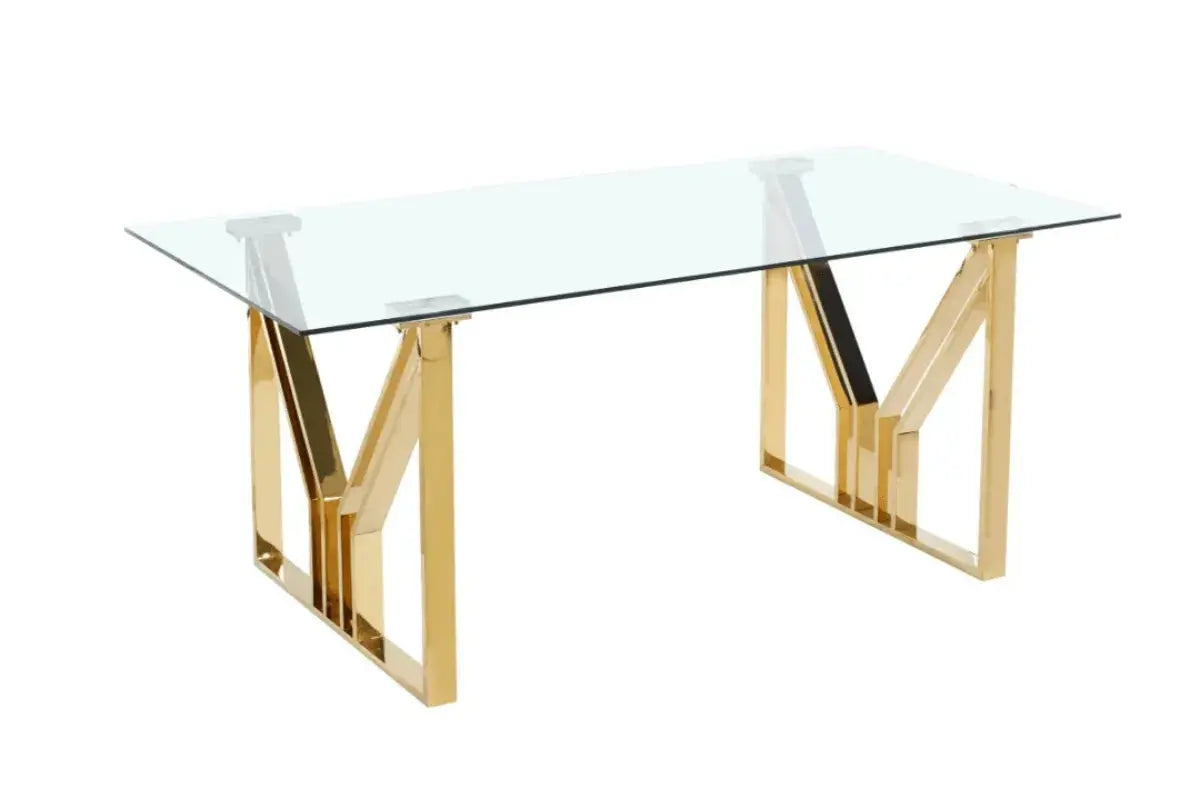 Table Repas Igrec Transparent 180x90x75 CM Swedzo-Meuble