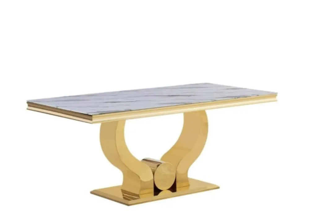 Table a Manager Trofy Gold Blanc