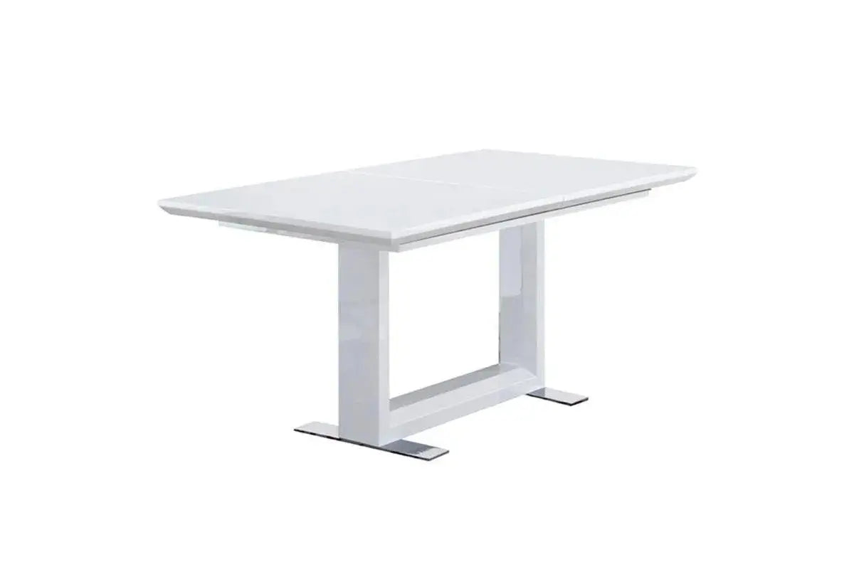 Table a Rallonge laque blanc Swedzo-Meuble