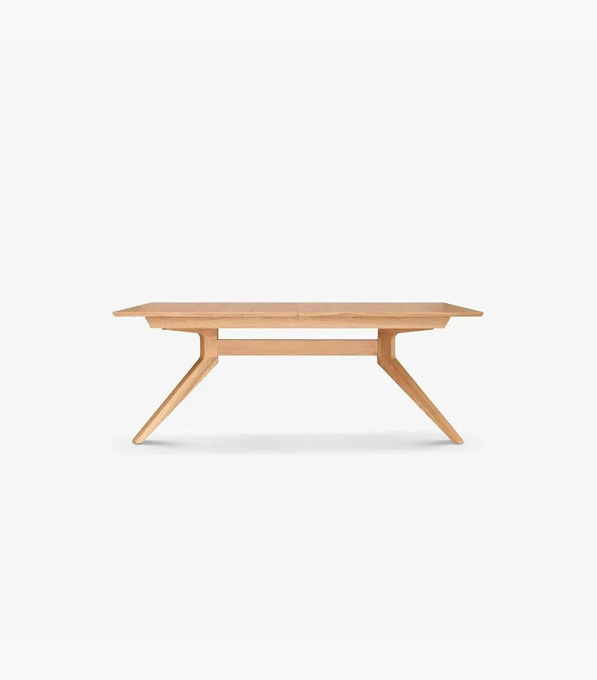 Table à manger en bois é rallonge croisée Swedzo-Meuble
