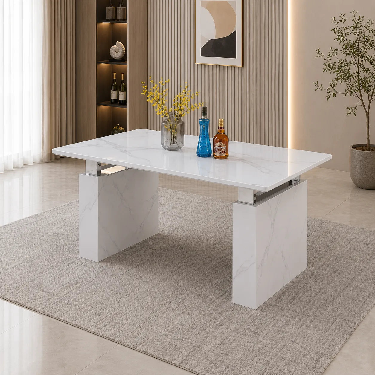 Table A MANGER RIXOS ARGENT/DORE