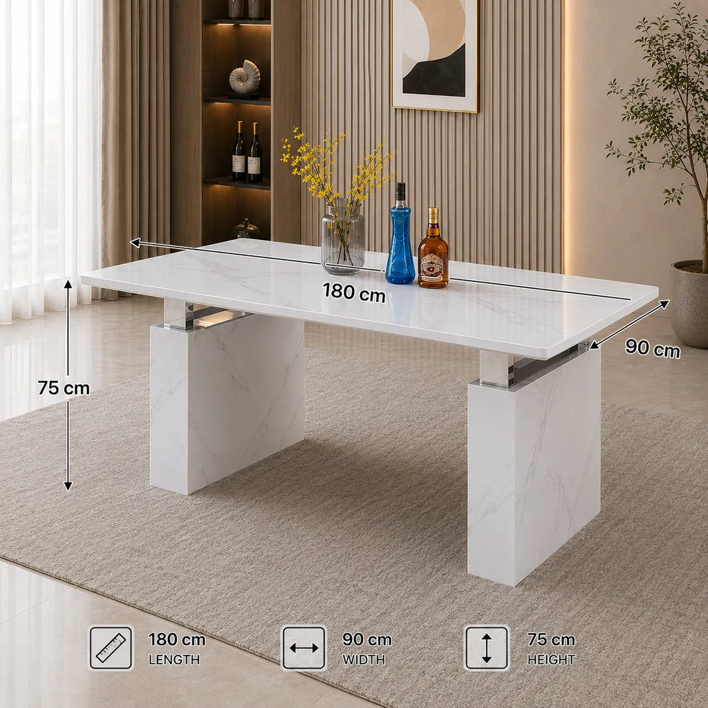 Table A MANGER RIXOS ARGENT/DORE