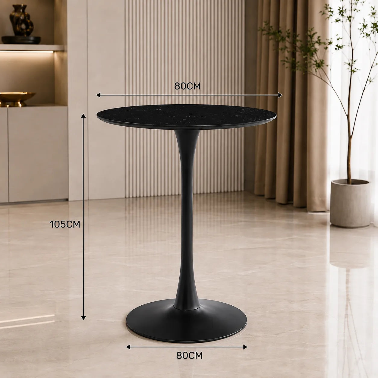 Table De Bar Rosa Pied Noir