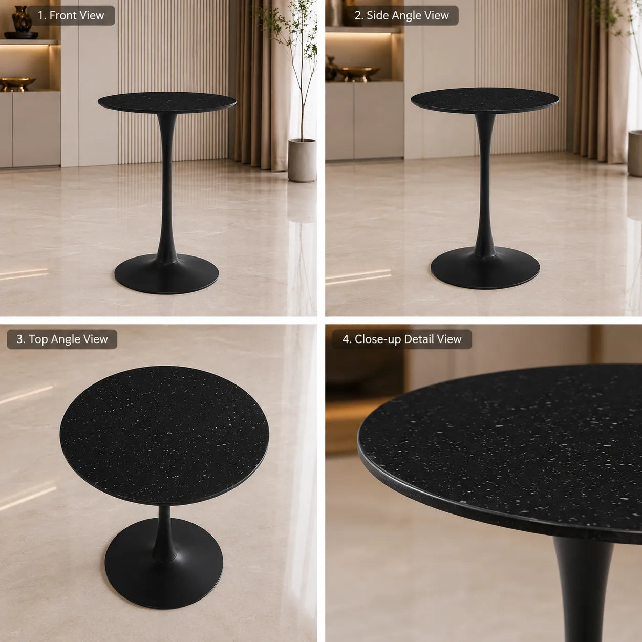 Table De Bar Rosa Pied Noir