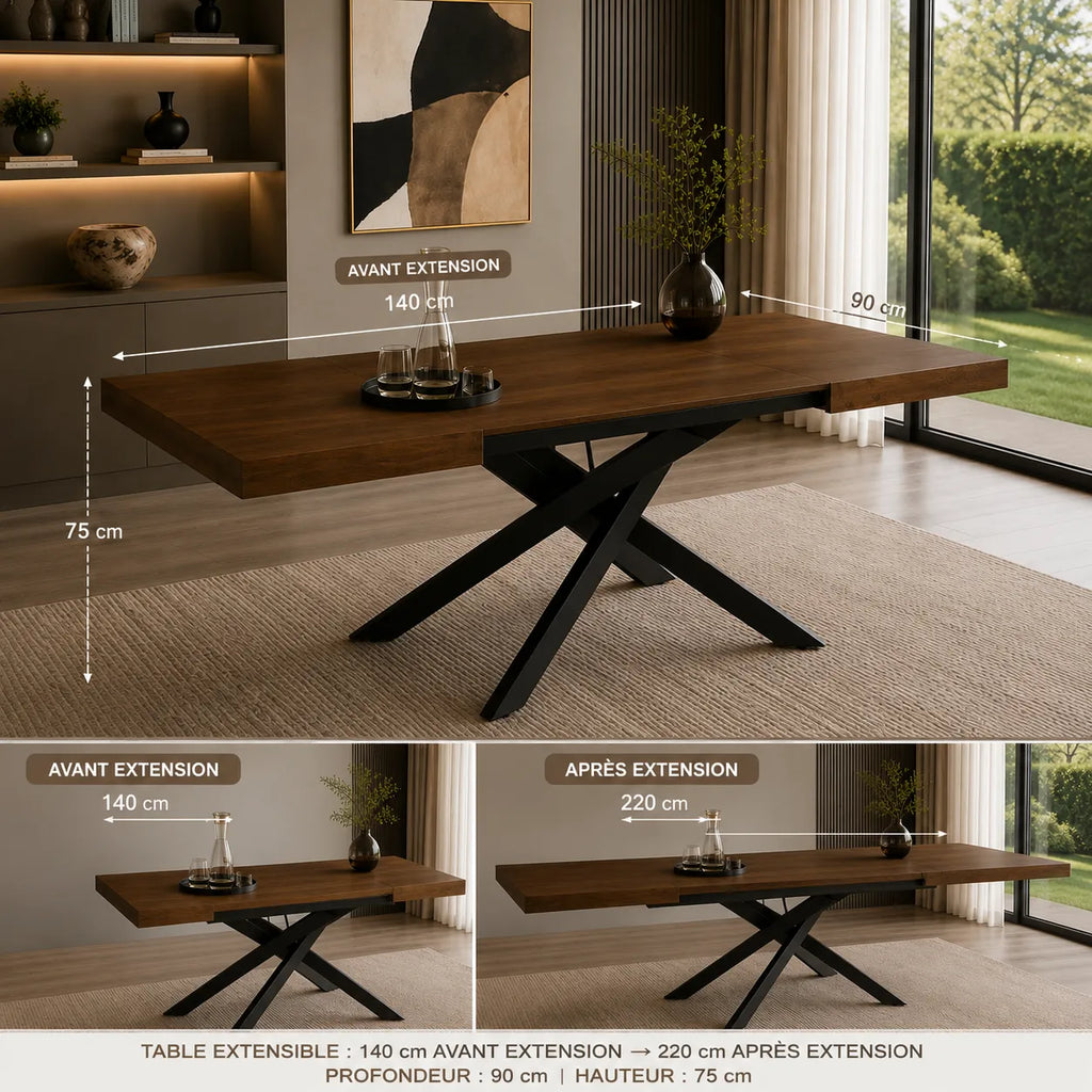 Table Extensible Balni En Chene 140220