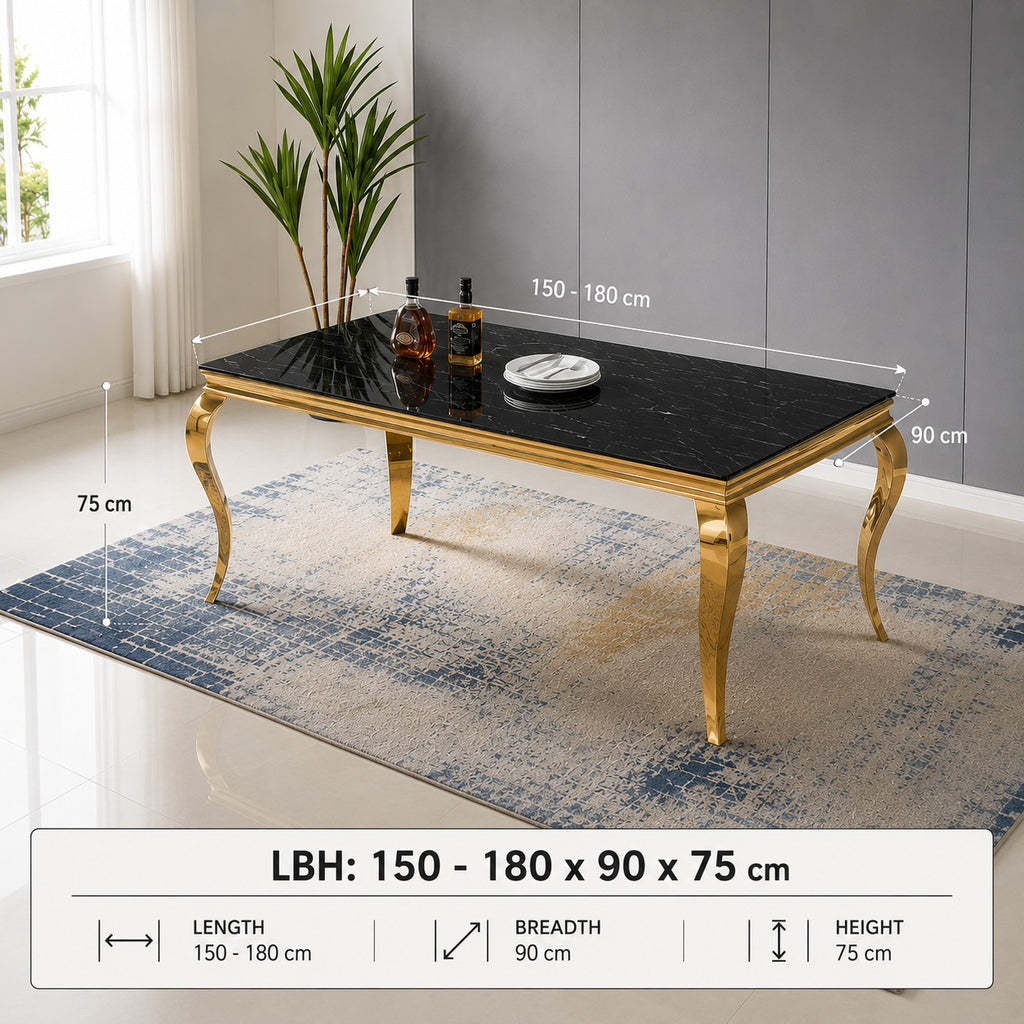 Table Louise avec 6 chaises