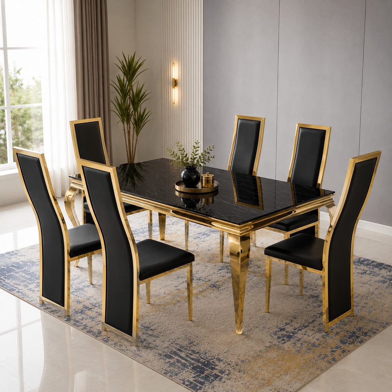 Table Louise avec 6 chaises