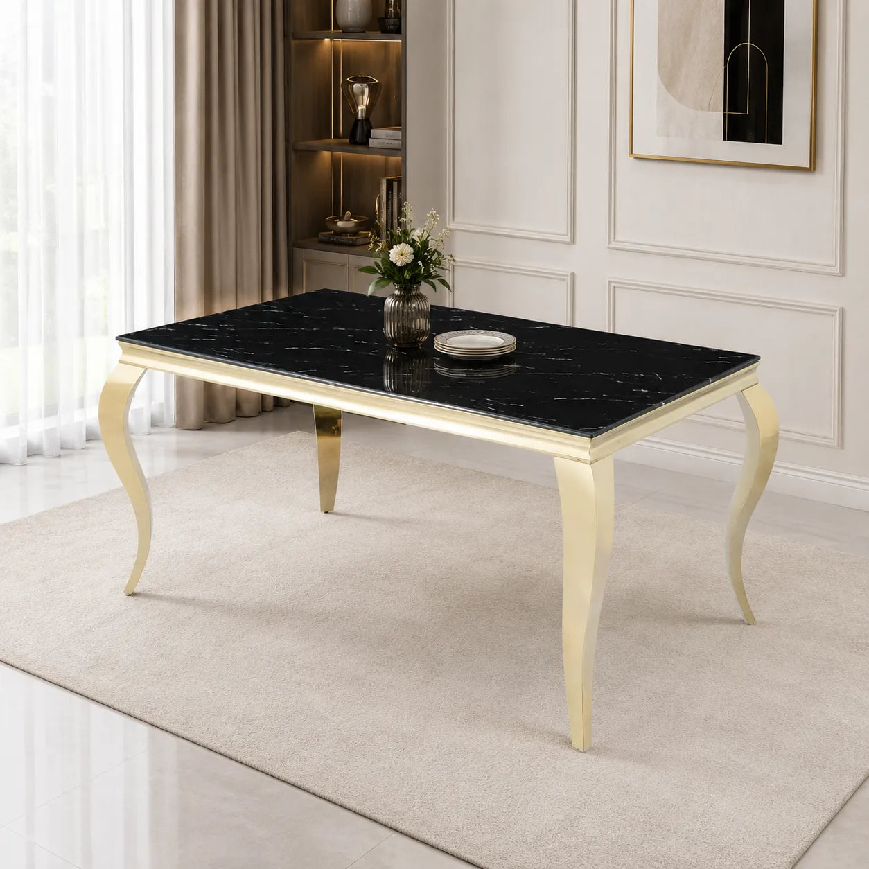 Table Repas Baroque Carree