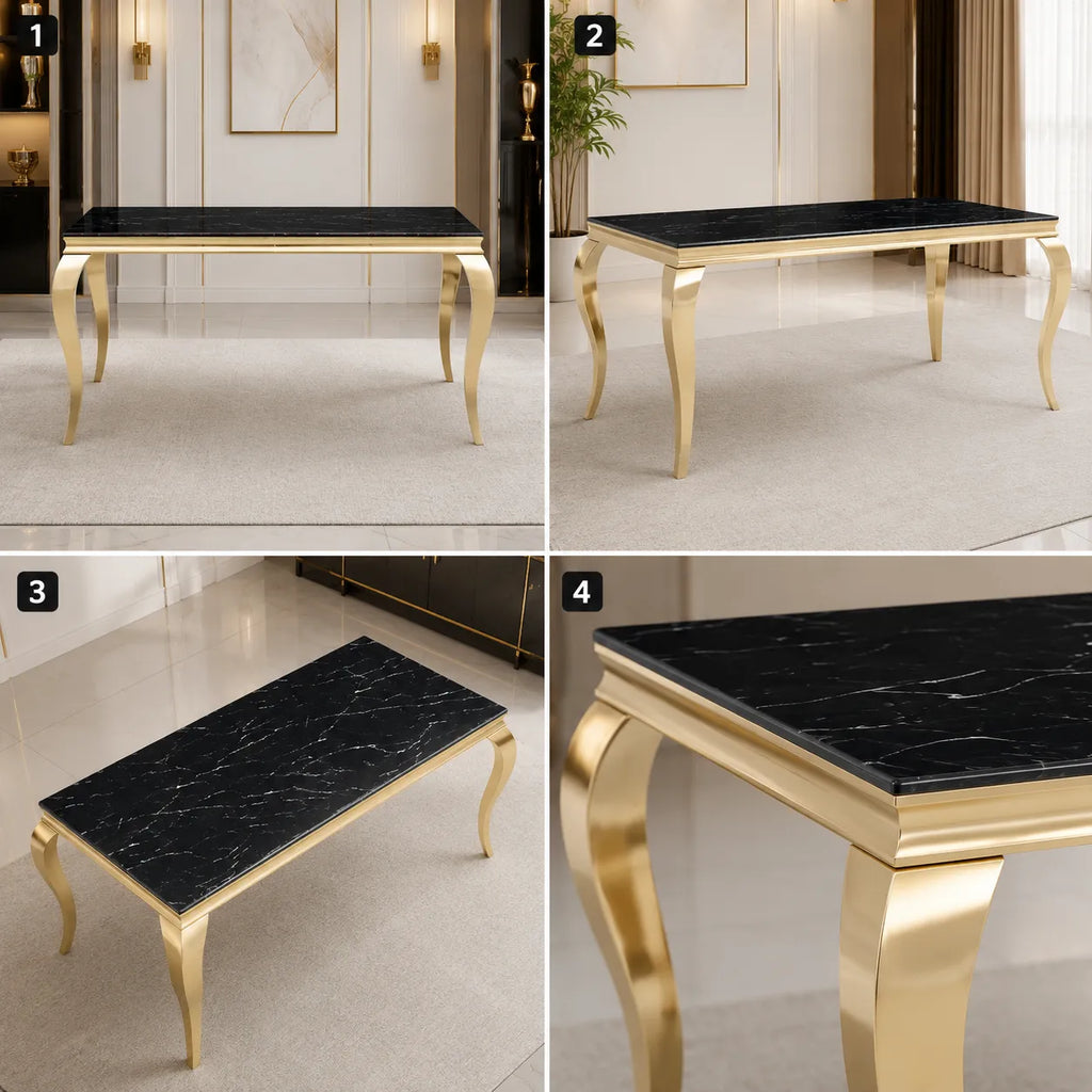 Table Repas Baroque Carree