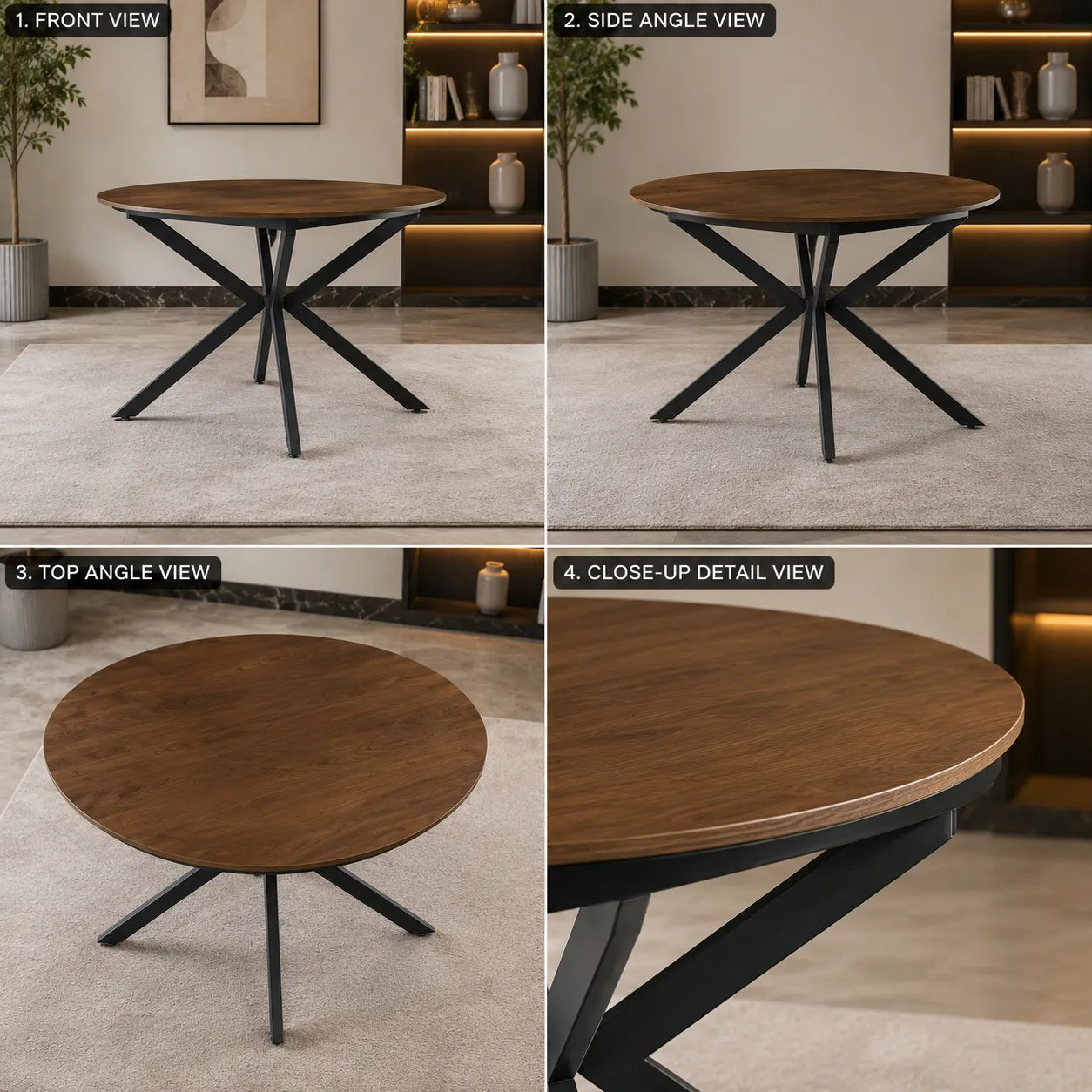 Table Repas Liliputen Chene Naturel 120x75 CM