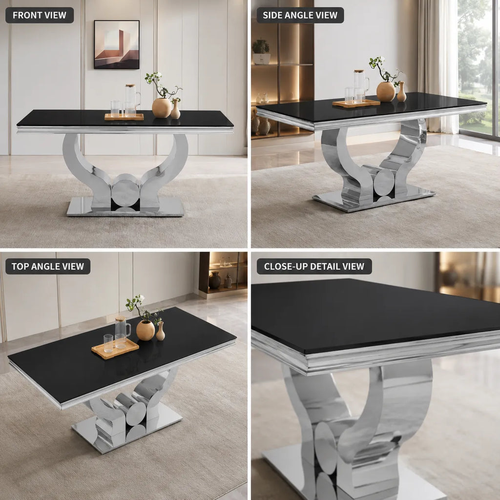 Table Repas Trofy Noir