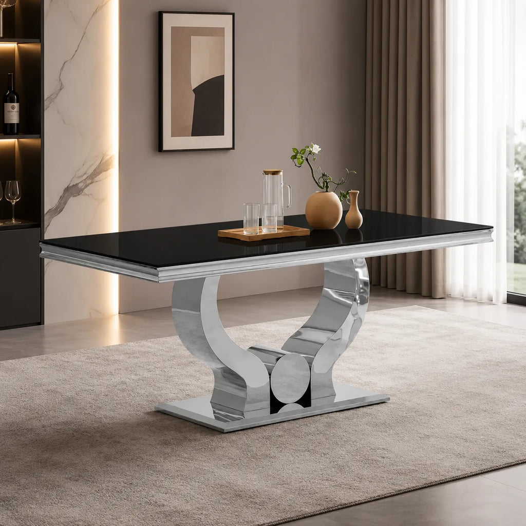 Table Repas Trofy Noir