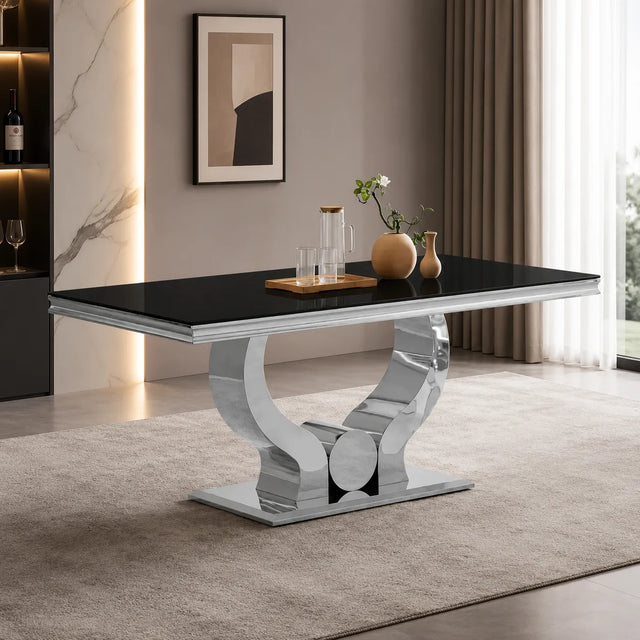 Table Repas Trofy Noir