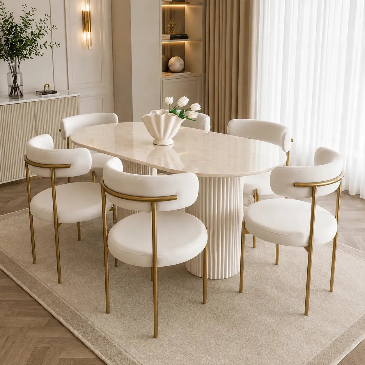 Table en marbre de luxe