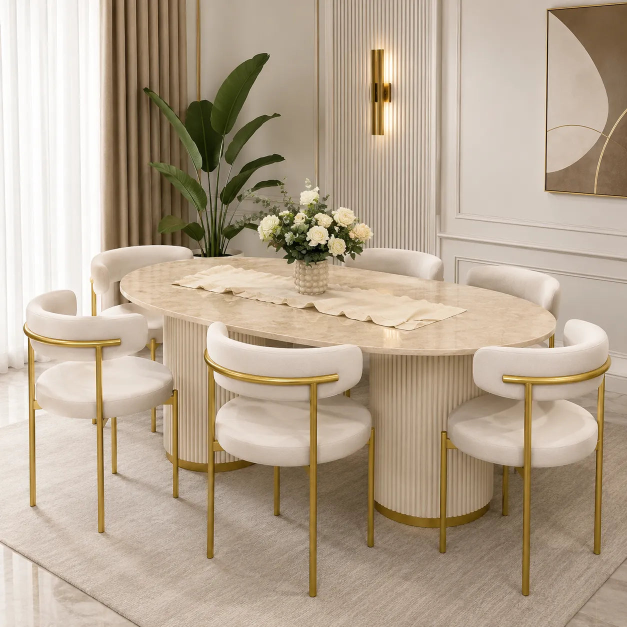 Table en marbre de luxe