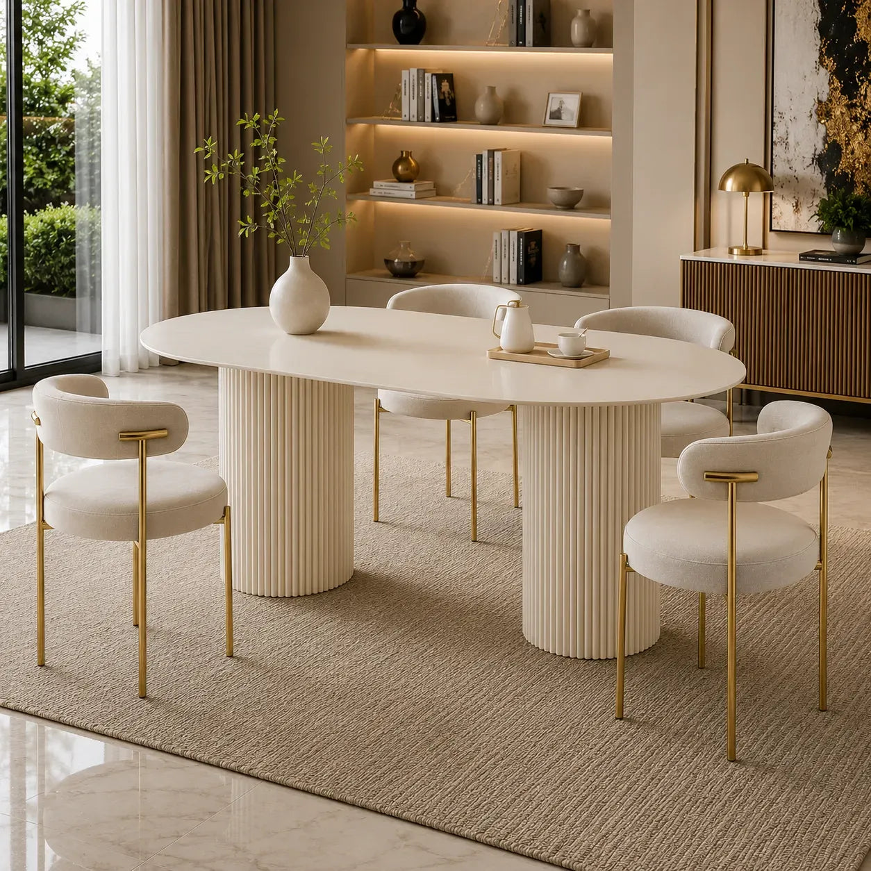 Table en marbre de luxe