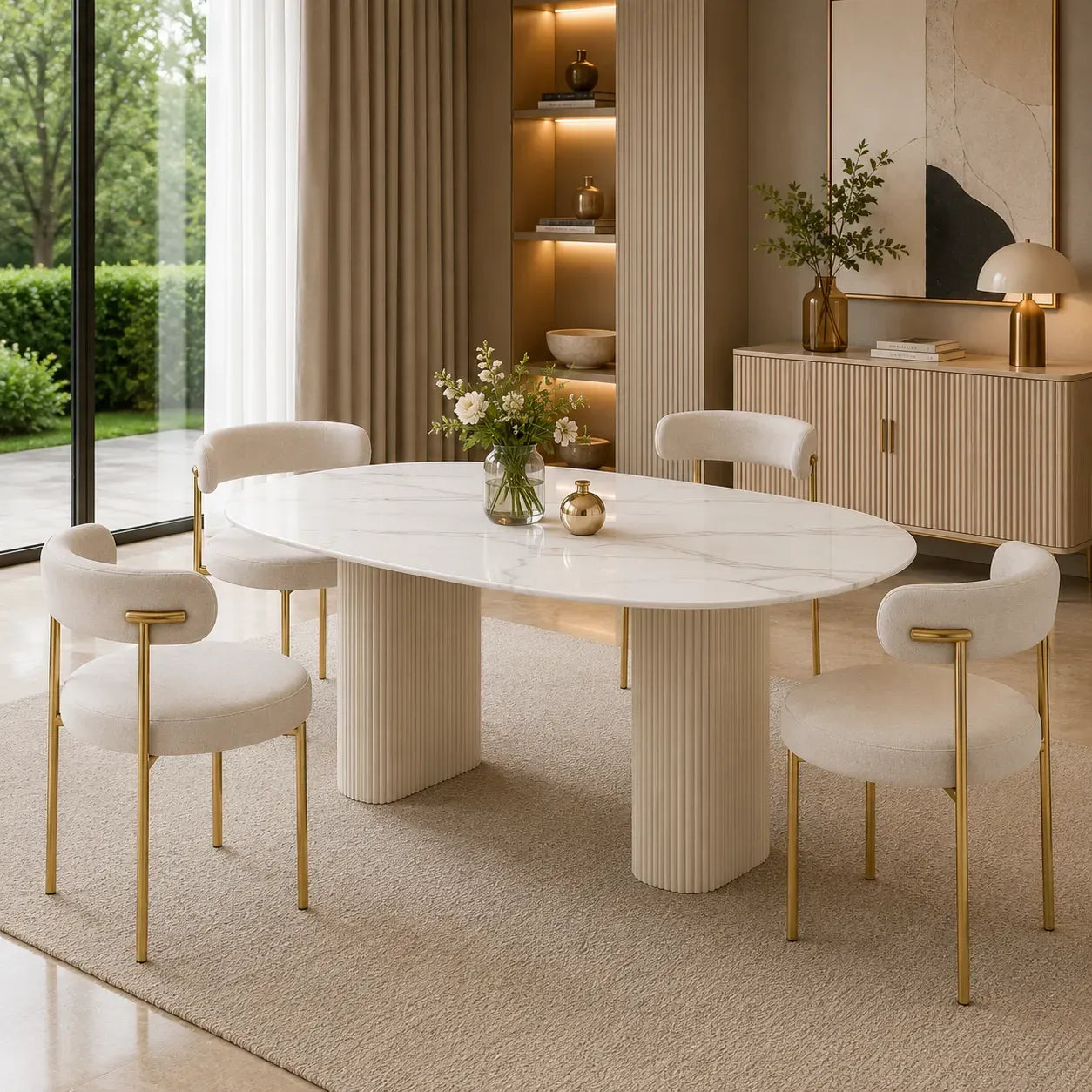 Table en marbre de luxe