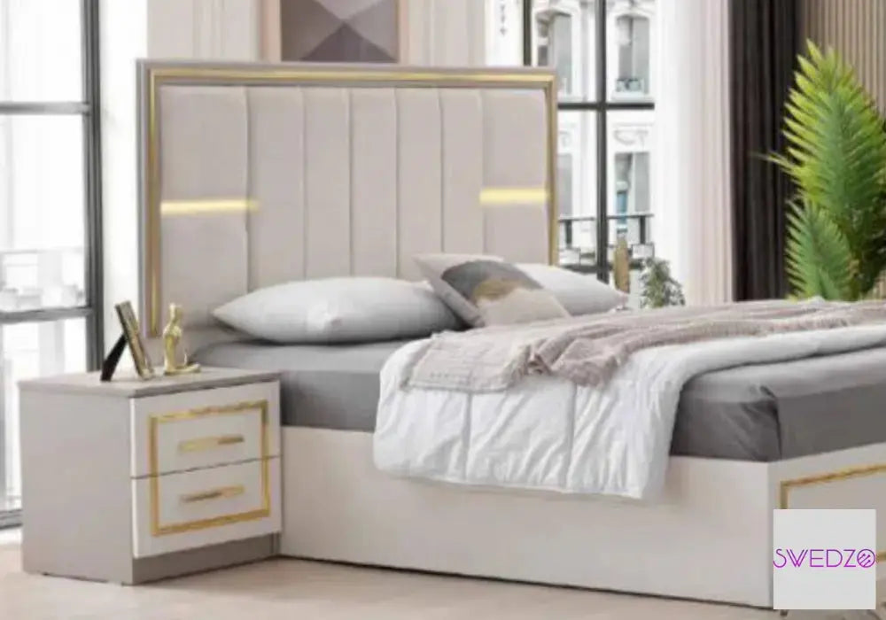 Chambre complète Paris avec sommier Swedzo-Meuble