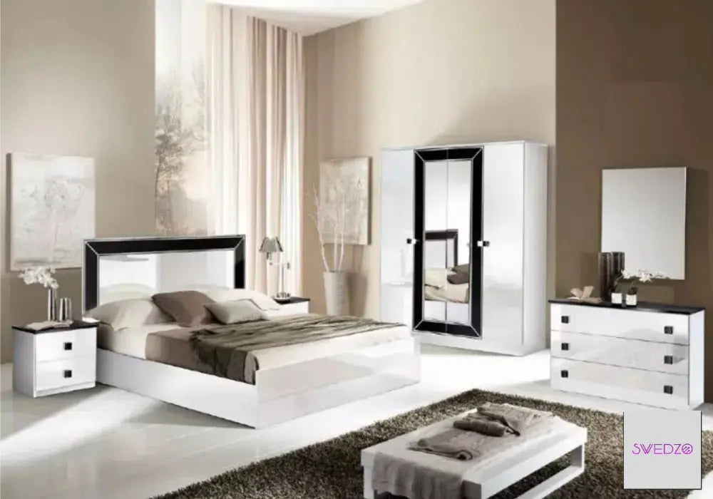 Chambre complète Idea avec sommier Swedzo-Meuble