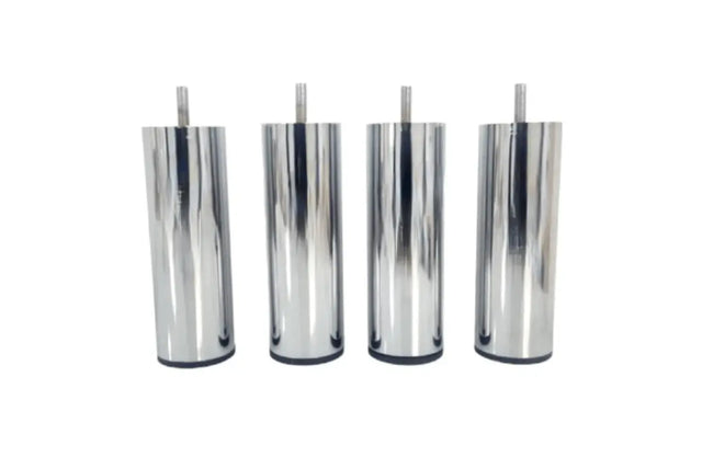 Lot De 4 Pieds Argent