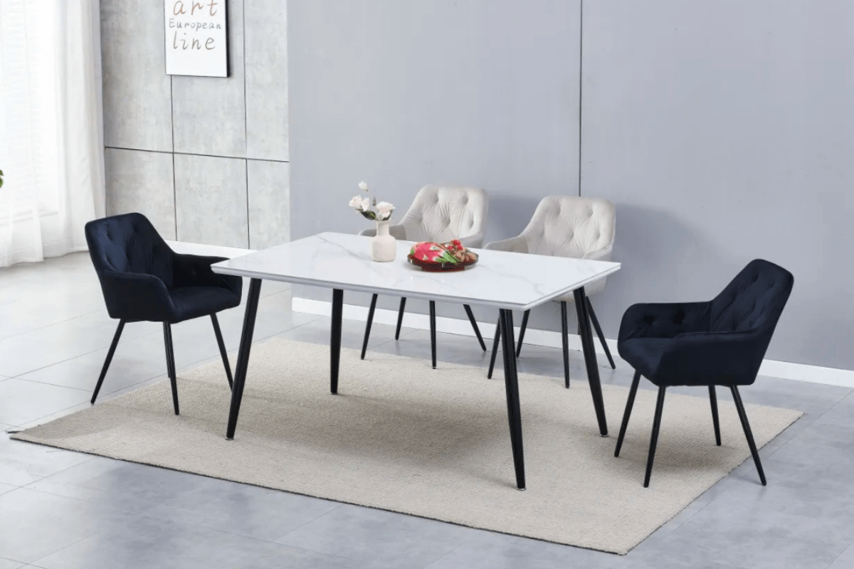 Table a Manager Ceramique Maelys Pied Noir