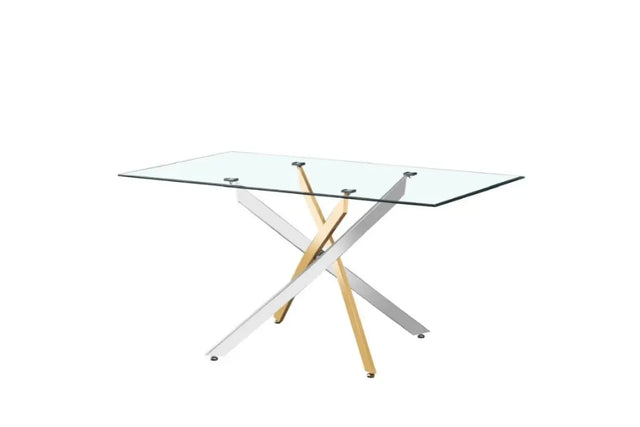 Table Repas Jessica Transparent Pieds Gold et Chrome
— table à manger, table en bois, table moderne, table à manger design, table à manger pas cher, table de salle à manger, table rectangulaire, table ronde, table extensible