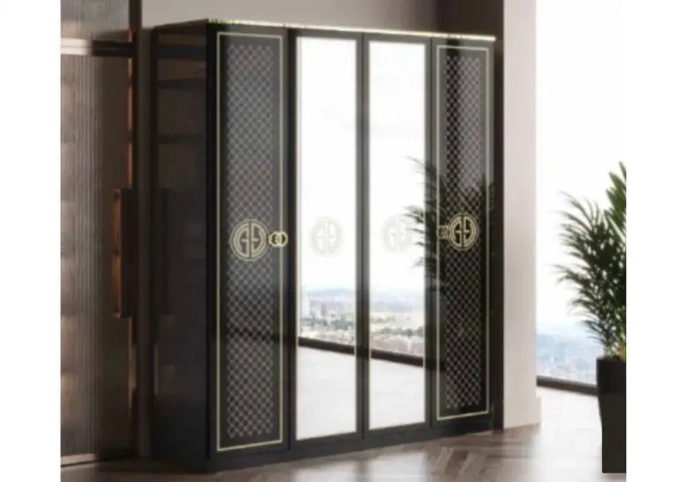 Chambre complète Gugi Soft (Noir) Swedzo-Meuble