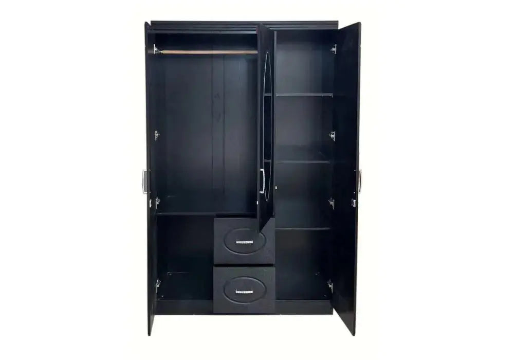 Armoire 3 portes avec miroir Swedzo-Meuble