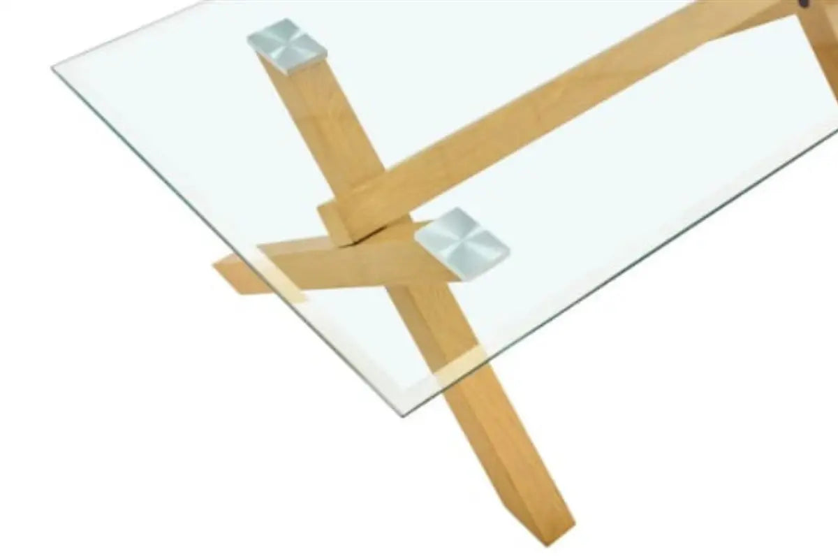 Table Repas IXE Bois Transparent Swedzo-Meuble