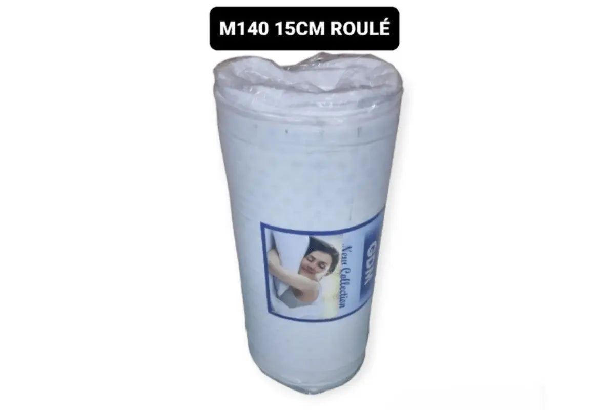 Matelas Confort Roule 140x190x15 CM Swedzo-Meuble